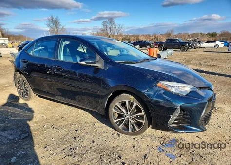 2017 Toyota Corolla L z USA, uszkodzony, nr VIN 2T1BURHE2HC775628